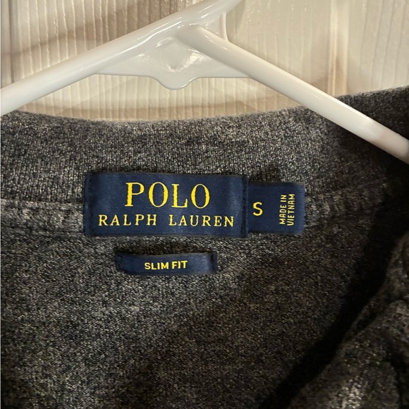 Ralph Lauren Charcoal Slim Fit Polo Shirt - Picture 4 of 8